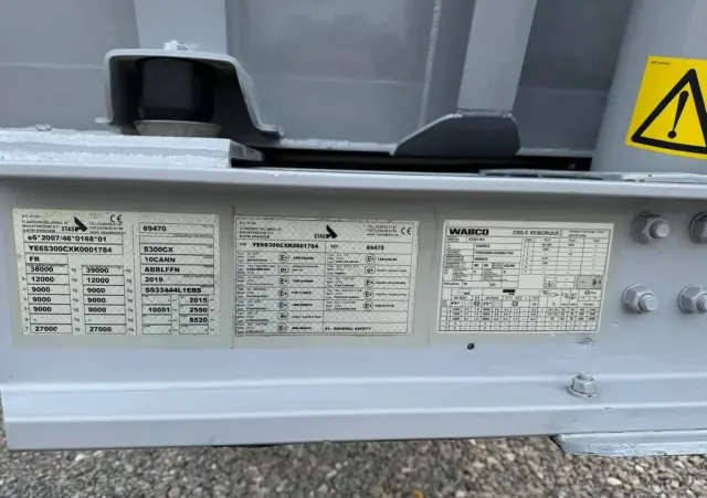 STAS Naczepa Wywrotka Aluminiowa STAS S300CX / 45m3 