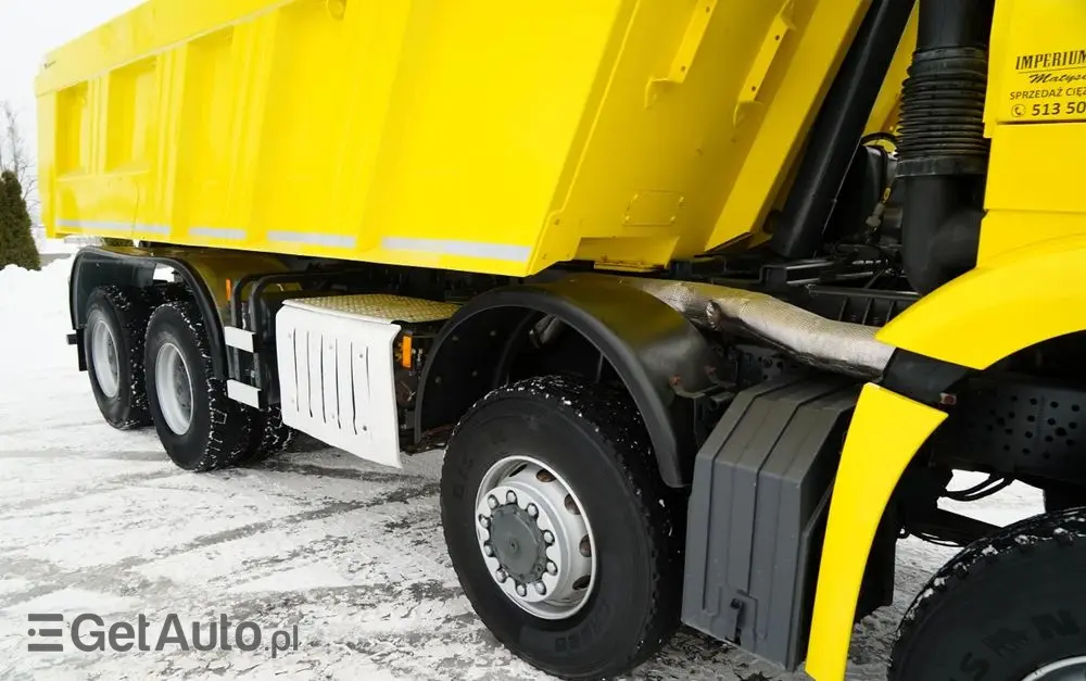 MERCEDES-BENZ AROCS 4151 / 8X8 / WYWROTKA TYLNOZSYPOWA / HYDROKLAPA / 6 M / AUTOMAT / EURO 6 