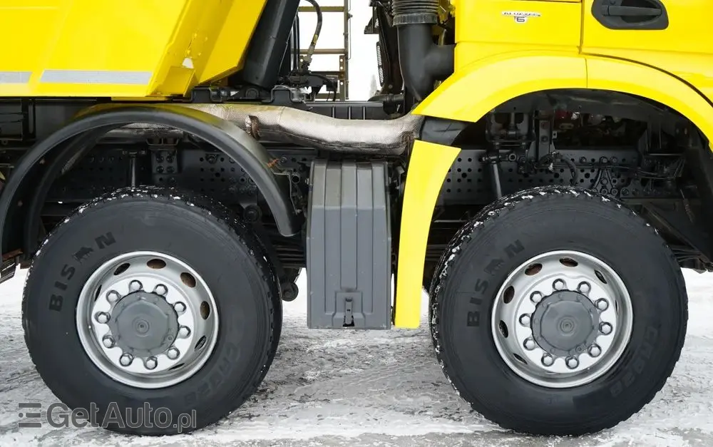 MERCEDES-BENZ AROCS 4151 / 8X8 / WYWROTKA TYLNOZSYPOWA / HYDROKLAPA / 6 M / AUTOMAT / EURO 6 
