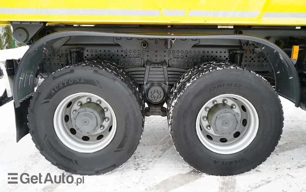 MERCEDES-BENZ AROCS 4151 / 8X8 / WYWROTKA TYLNOZSYPOWA / HYDROKLAPA / 6 M / AUTOMAT / EURO 6 