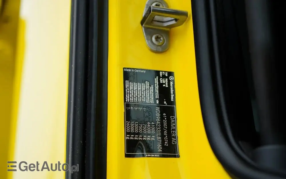 MERCEDES-BENZ AROCS 4151 / 8X8 / WYWROTKA TYLNOZSYPOWA / HYDROKLAPA / 6 M / AUTOMAT / EURO 6 