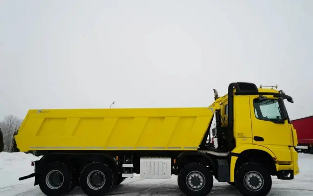 MERCEDES-BENZ AROCS 4151 / 8X8 / WYWROTKA TYLNOZSYPOWA / HYDROKLAPA / 6 M / AUTOMAT / EURO 6 