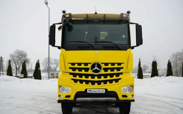 MERCEDES-BENZ AROCS 4151 / 8X8 / WYWROTKA TYLNOZSYPOWA / HYDROKLAPA / 6 M / AUTOMAT / EURO 6 
