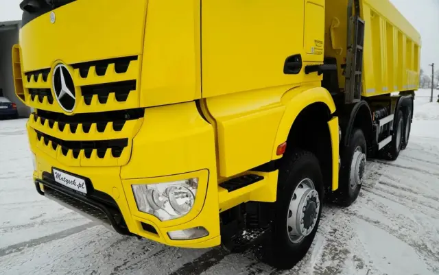 MERCEDES-BENZ AROCS 4151 / 8X8 / WYWROTKA TYLNOZSYPOWA / HYDROKLAPA / 6 M / AUTOMAT / EURO 6 
