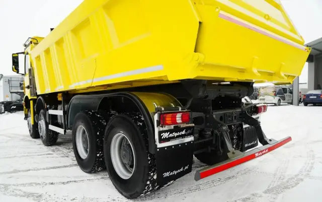 MERCEDES-BENZ AROCS 4151 / 8X8 / WYWROTKA TYLNOZSYPOWA / HYDROKLAPA / 6 M / AUTOMAT / EURO 6 