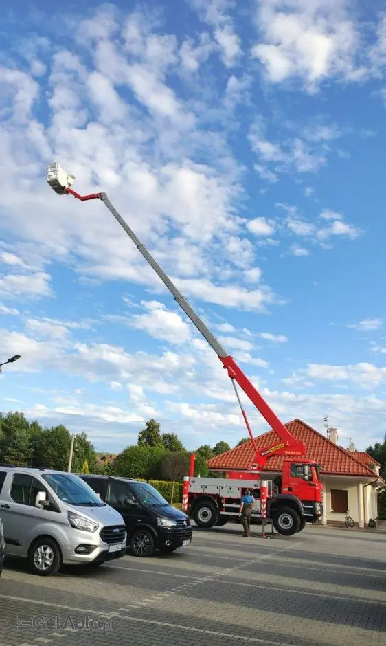 MAN TGM 18.280 4x4 Zwyżka Bison Palfinger TKA 28 Podnośnik Koszowy 