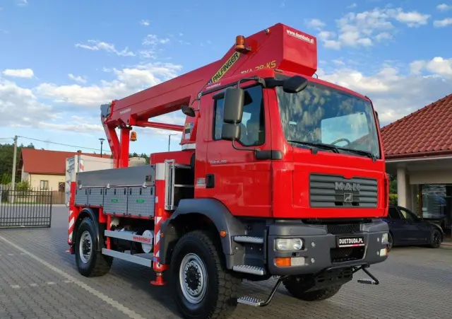 MAN TGM 18.280 4x4 Zwyżka Bison Palfinger TKA 28 Podnośnik Koszowy 
