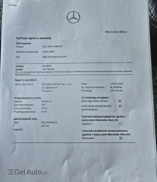 MERCEDES-BENZ GLE 