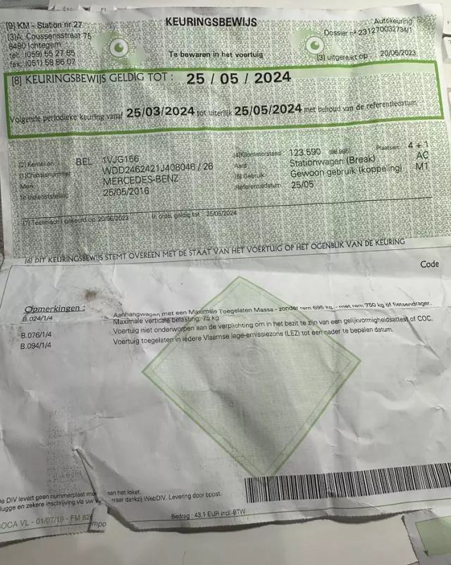 MERCEDES-BENZ Klasa B 180