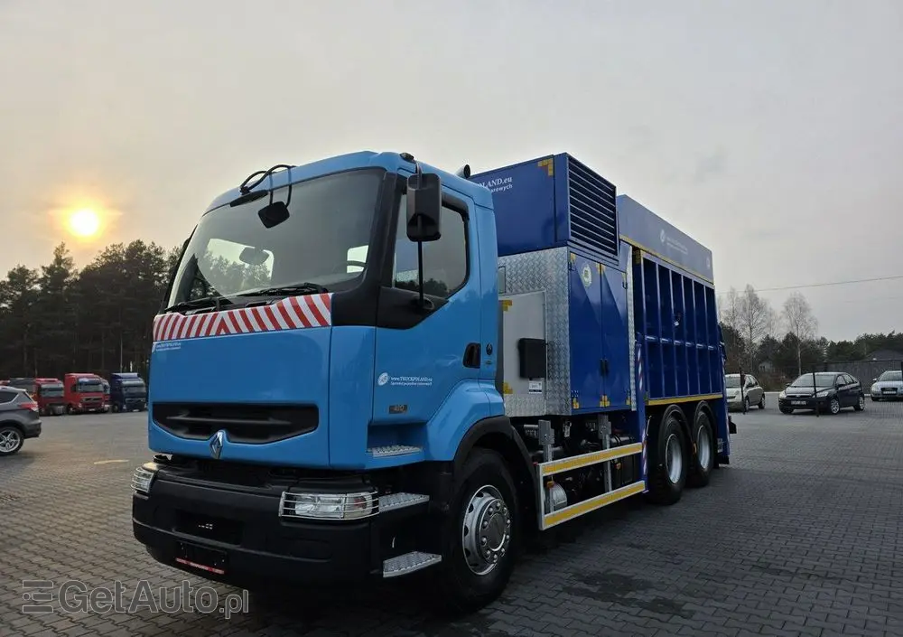 RENAULT MTS DINO 3 odkurzacz koparka ssąca substancje sypkie 