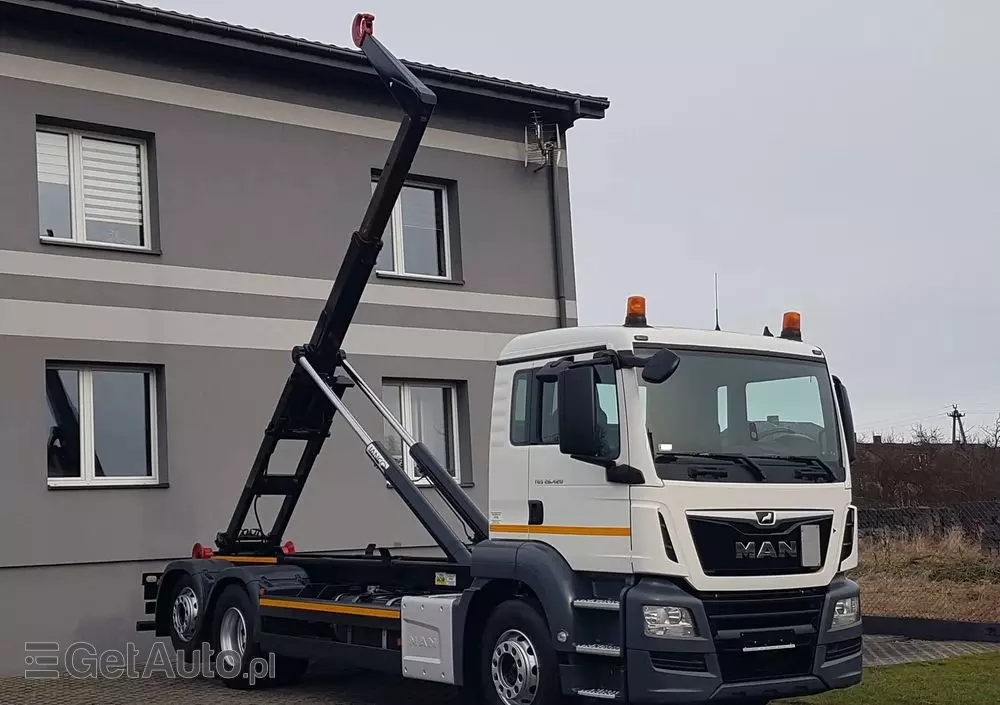 MAN TGS 26.420 E6 HAKOWIEC HS20 6x2 3-OSIE 