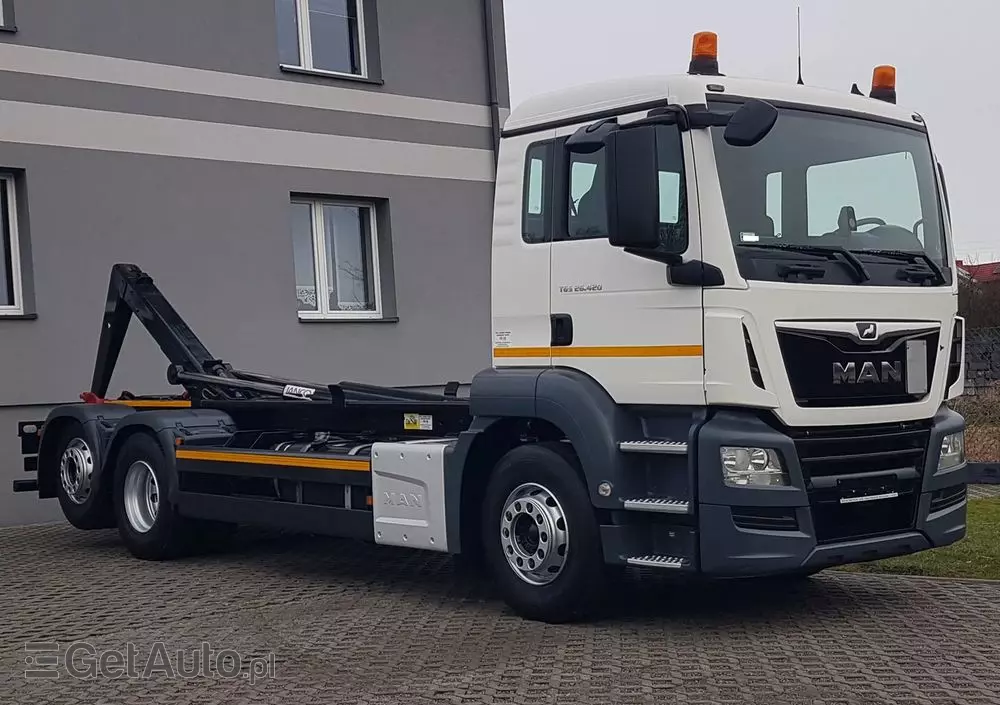 MAN TGS 26.420 E6 HAKOWIEC HS20 6x2 3-OSIE 