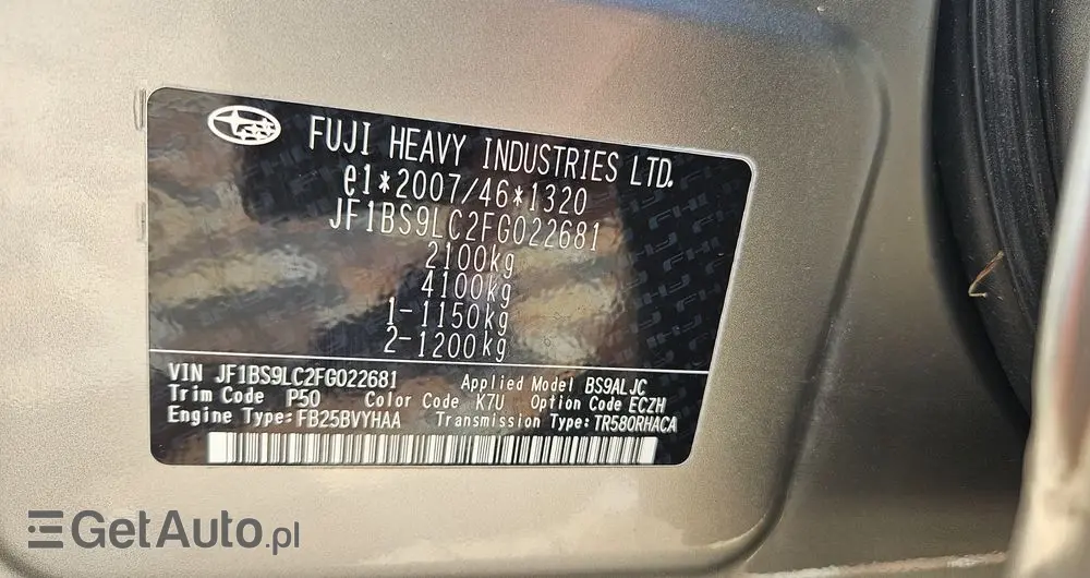 SUBARU Legacy 