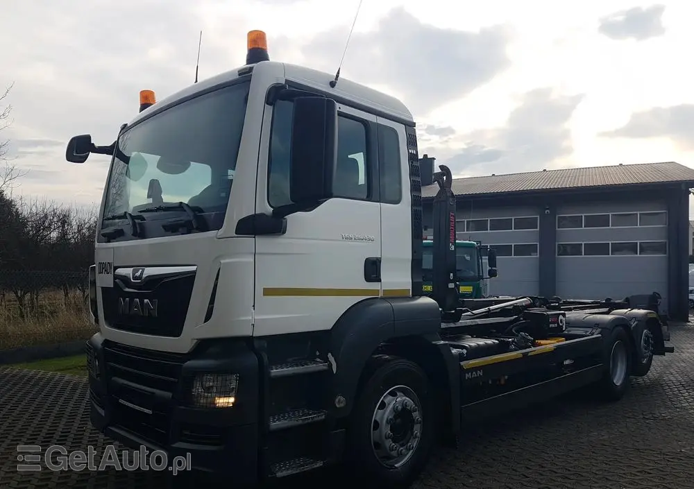 MAN 26.430 TGS 3-OSIE HAKOWIEC MULTILIFT OPTIMA 20S HIAB KLIMA 6x2 