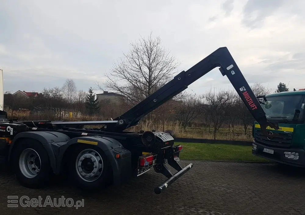 MAN 26.430 TGS 3-OSIE HAKOWIEC MULTILIFT OPTIMA 20S HIAB KLIMA 6x2 
