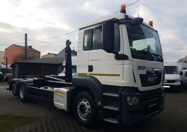 MAN 26.430 TGS 3-OSIE HAKOWIEC MULTILIFT OPTIMA 20S HIAB KLIMA 6x2 