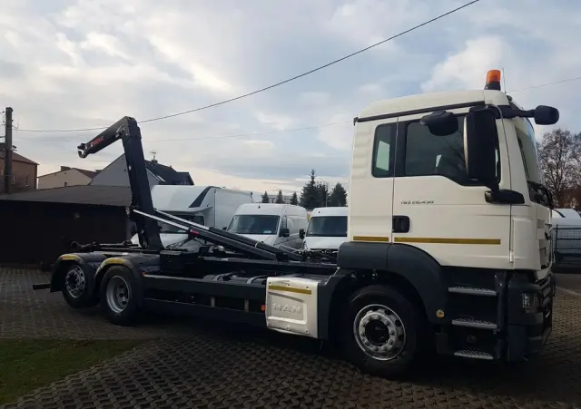 MAN 26.430 TGS 3-OSIE HAKOWIEC MULTILIFT OPTIMA 20S HIAB KLIMA 6x2 