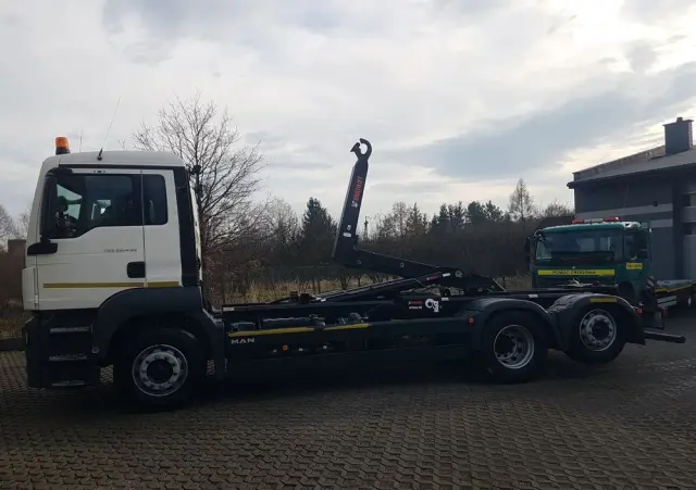 MAN 26.430 TGS 3-OSIE HAKOWIEC MULTILIFT OPTIMA 20S HIAB KLIMA 6x2 