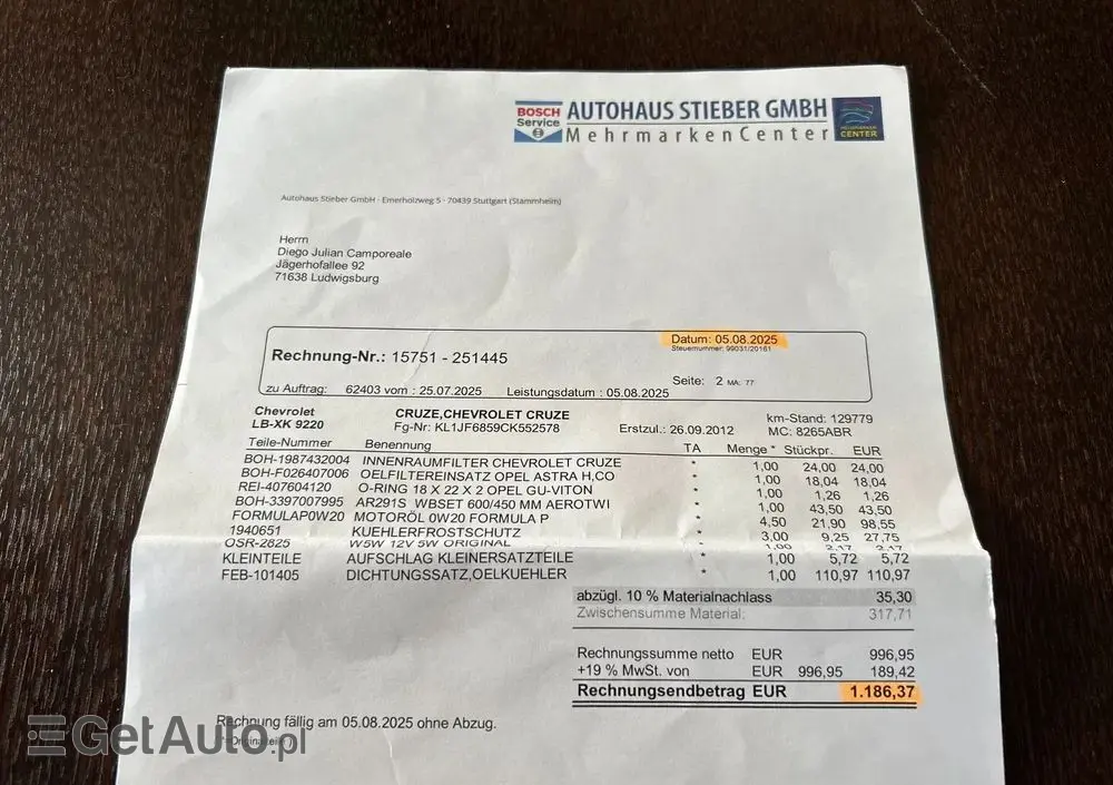 CHEVROLET Cruze 1.8 LTZ