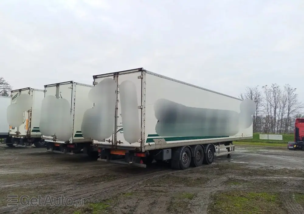 FRUEHAUF TRAILER/FURGON/KONTENER -IGEALNY TEŻ NA MAGAZYN/MOCNA PODŁOGA -FRANCJA 
