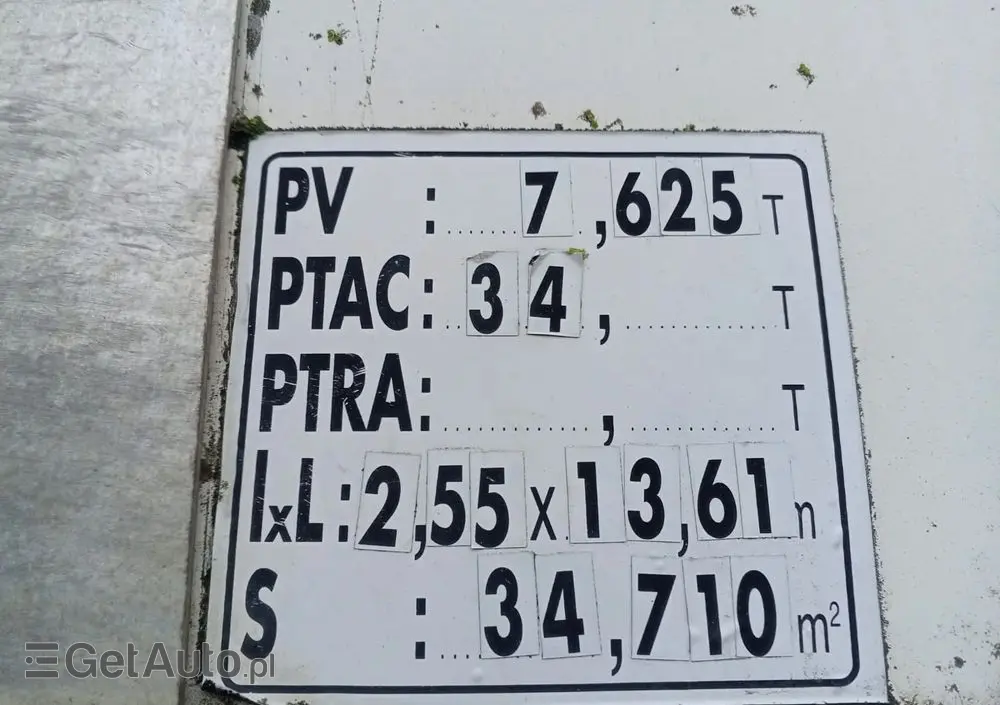 FRUEHAUF TRAILER/FURGON/KONTENER -IGEALNY TEŻ NA MAGAZYN/MOCNA PODŁOGA -FRANCJA 