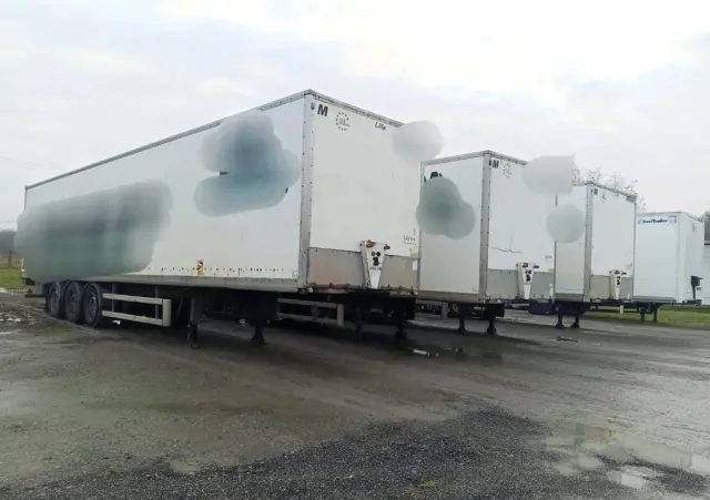 FRUEHAUF TRAILER/FURGON/KONTENER -IGEALNY TEŻ NA MAGAZYN/MOCNA PODŁOGA -FRANCJA 