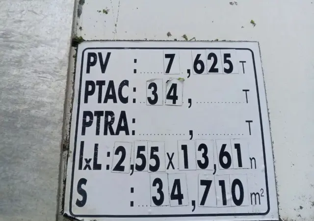 FRUEHAUF TRAILER/FURGON/KONTENER -IGEALNY TEŻ NA MAGAZYN/MOCNA PODŁOGA -FRANCJA 