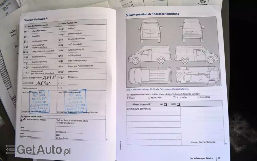 VOLKSWAGEN TRANSPORTER T6 DOKA 