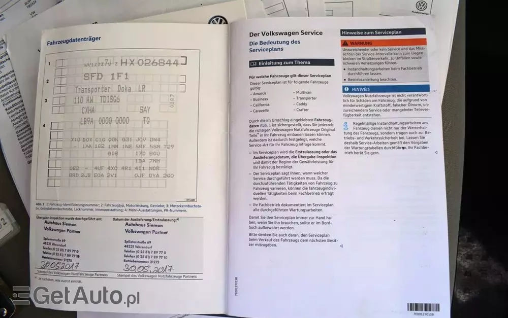 VOLKSWAGEN TRANSPORTER T6 DOKA 