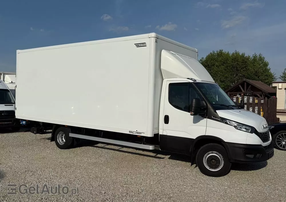 IVECO Daily 72-180/Automat Hi-Matic/Aktywny tempomat/Full LED/kontener 15 epalet/winda 1000kg/poduszki fabryczne/kamera cofania 