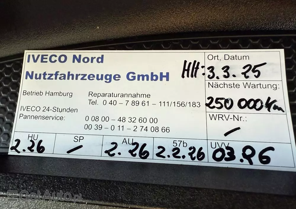 IVECO Daily 72-180/Automat Hi-Matic/Aktywny tempomat/Full LED/kontener 15 epalet/winda 1000kg/poduszki fabryczne/kamera cofania 