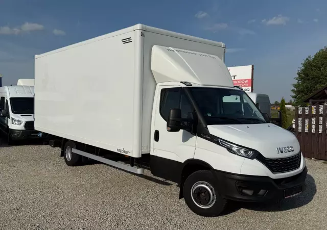 IVECO Daily 72-180/Automat Hi-Matic/Aktywny tempomat/Full LED/kontener 15 epalet/winda 1000kg/poduszki fabryczne/kamera cofania 
