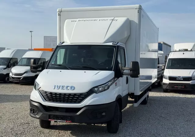 IVECO Daily 72-180/Automat Hi-Matic/Aktywny tempomat/Full LED/kontener 15 epalet/winda 1000kg/poduszki fabryczne/kamera cofania 