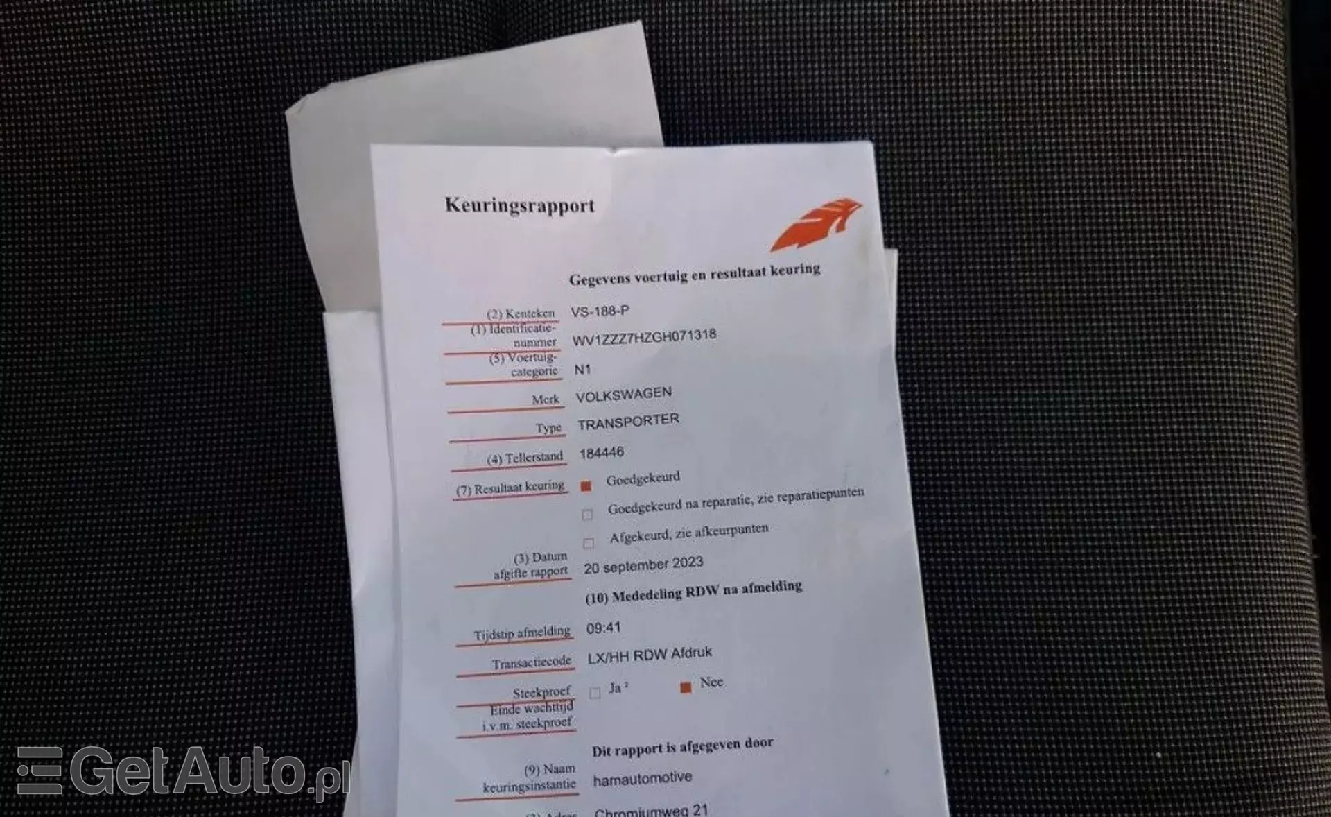 VOLKSWAGEN Transporter 