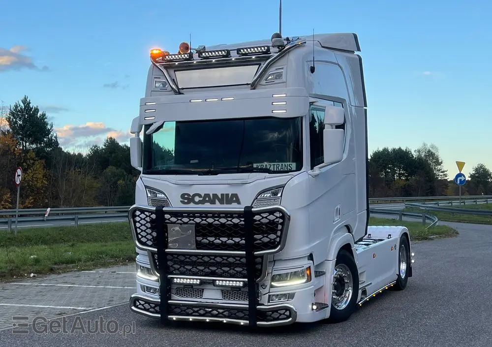 SCANIA Scania R650 z Niemiec bez EGR tylko SCR pełne wyposażenie FULL AIR V8 