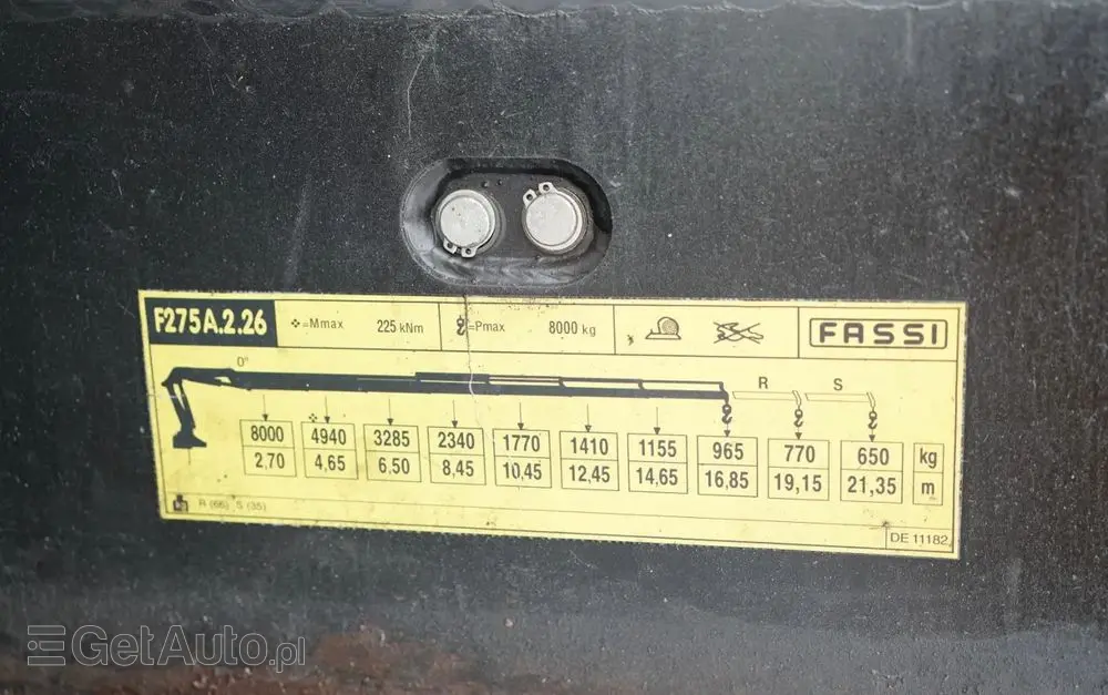 RENAULT PREMIUM LANDER 460 DXI / 4x2 / HDS FASSI F275A 2.6 / WYSIEG 17 m  / STEROWANIE RADIOWE 