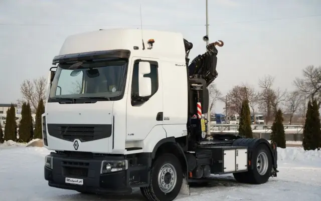RENAULT PREMIUM LANDER 460 DXI / 4x2 / HDS FASSI F275A 2.6 / WYSIEG 17 m  / STEROWANIE RADIOWE 