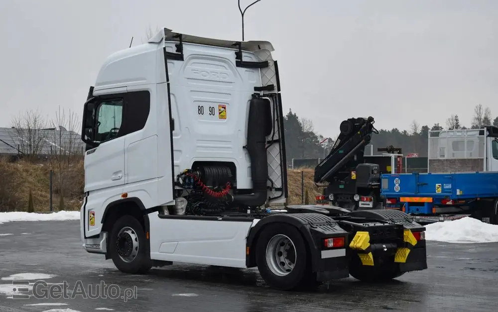 FORD F-MAX 500 / RETARDER / KLIMATYZACJA POSTOJOWA / ACC / NAWIGACJA / KLIMA / LEDY / 2 ZBIORNIKI / FULL SPILERY / 2023 / NISKI PRZEBIEG / FULL OPCJA / GWARANCJA PRODUCENTA / SERWISOWANY / SPROWADZONY 