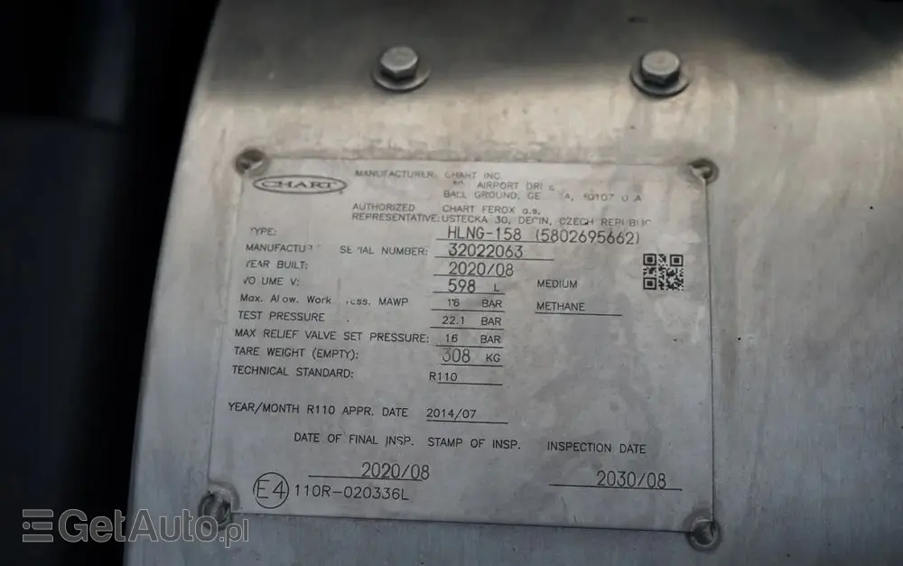 IVECO S-WAY / 460 / RETARDER /  LNG / 