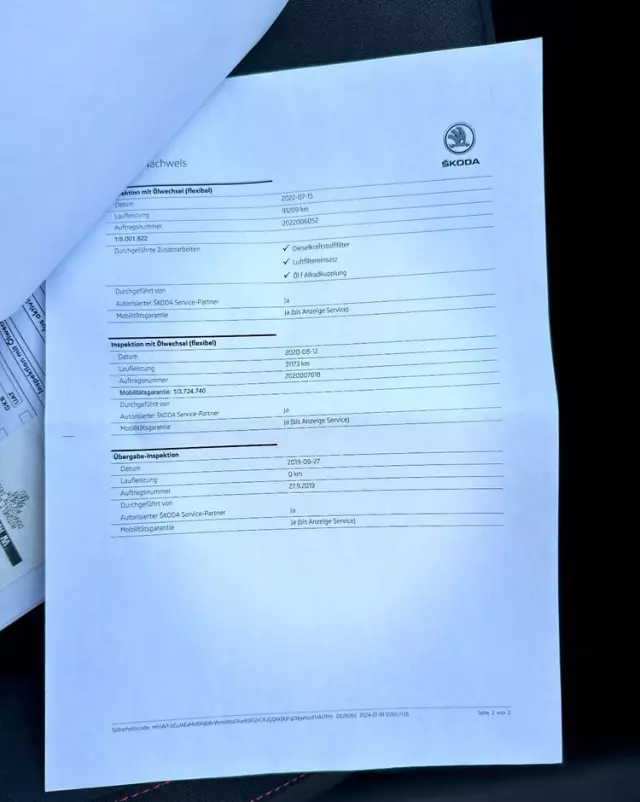 SKODA Octavia 2.0 TDI 4x4 DSG RS