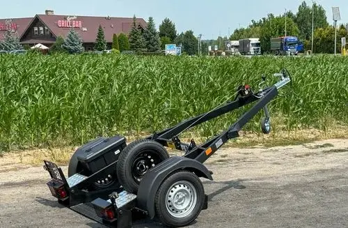 PRZYCZEPA DO PRZEWOZU ZAGĘSZCZARKI PRZYCZEPKA POD ZAGĘSZCZARKĘ UBIJAK Przyczepa 