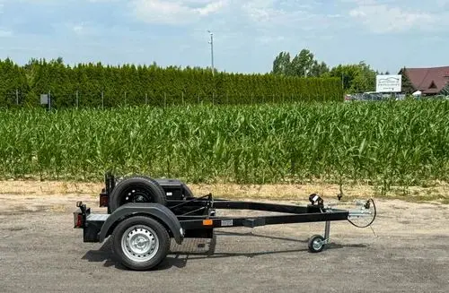 PRZYCZEPA DO PRZEWOZU ZAGĘSZCZARKI PRZYCZEPKA POD ZAGĘSZCZARKĘ UBIJAK Przyczepa 