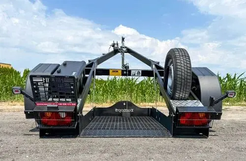 PRZYCZEPA DO PRZEWOZU ZAGĘSZCZARKI PRZYCZEPKA POD ZAGĘSZCZARKĘ UBIJAK Przyczepa 