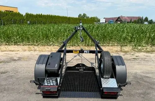 PRZYCZEPA DO PRZEWOZU ZAGĘSZCZARKI PRZYCZEPKA POD ZAGĘSZCZARKĘ UBIJAK Przyczepa 