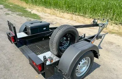 PRZYCZEPA DO PRZEWOZU ZAGĘSZCZARKI PRZYCZEPKA POD ZAGĘSZCZARKĘ UBIJAK Przyczepa 