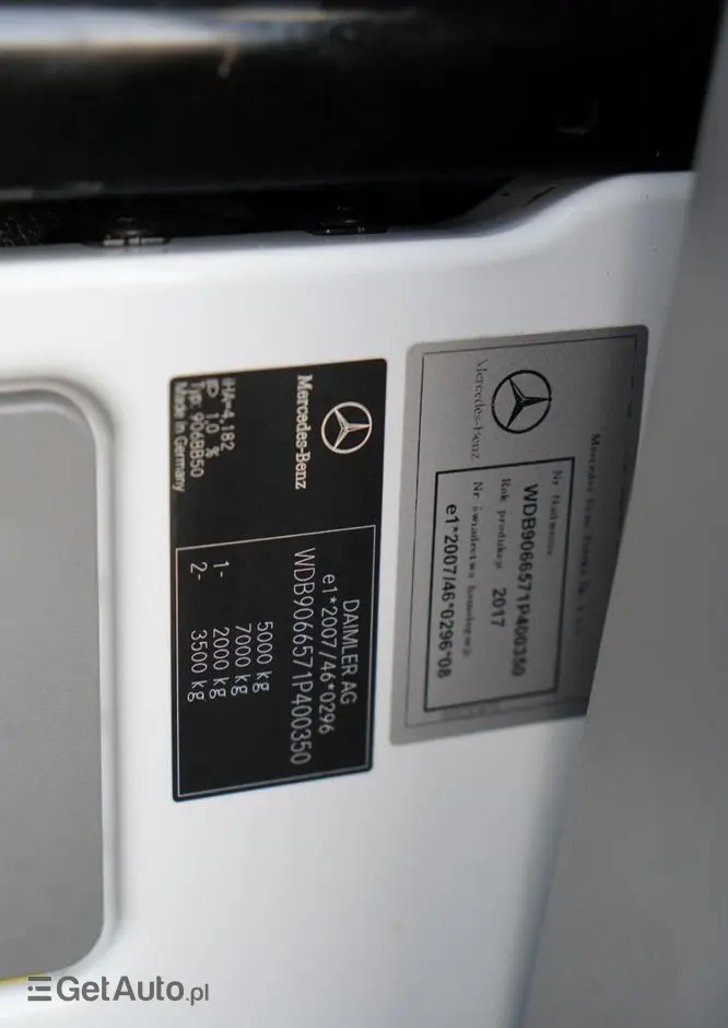 MERCEDES-BENZ SPRINTER 516 / SPROWADZONY / KLIMATYZACJA / 