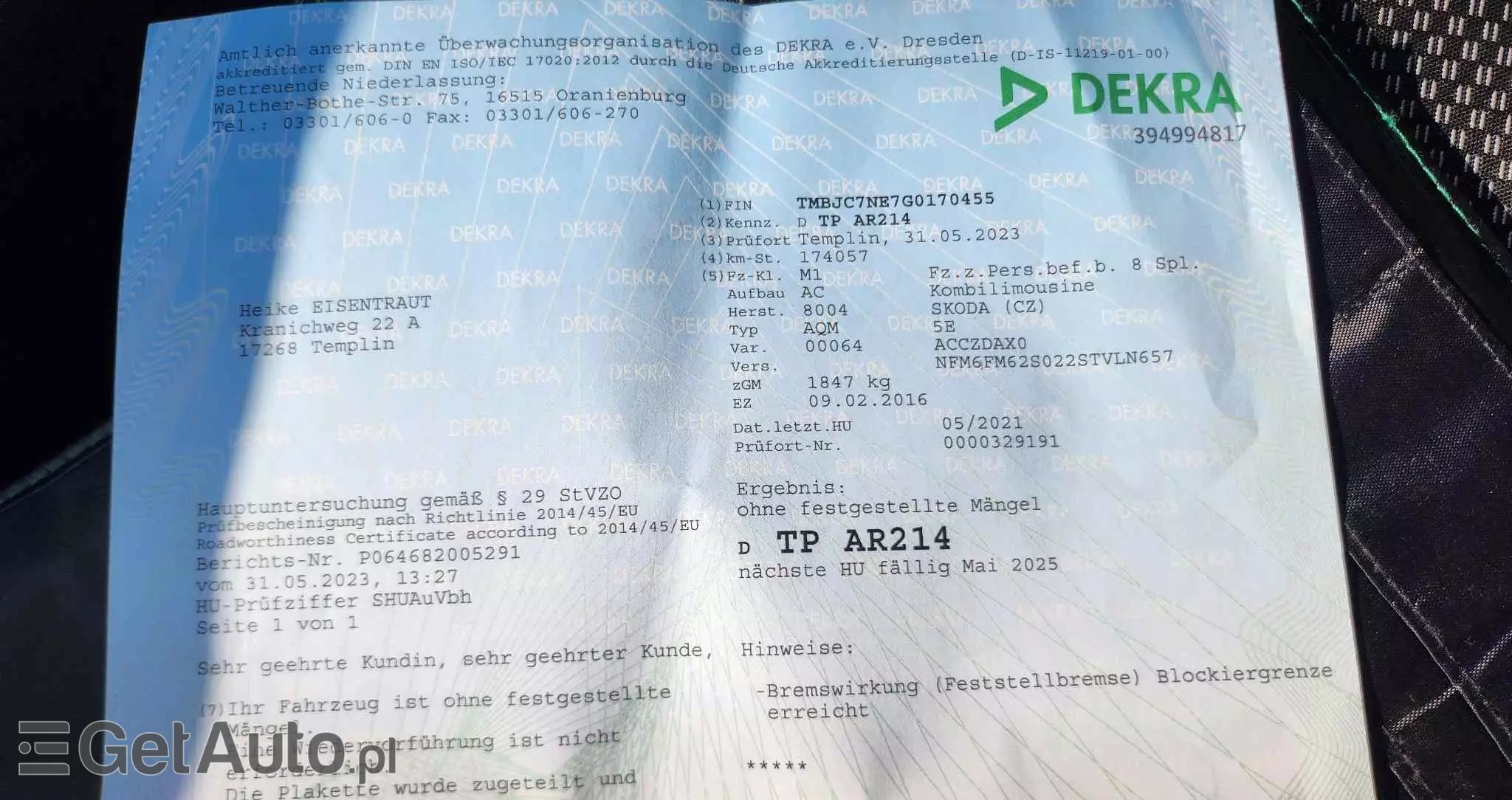 SKODA Octavia 1.4 TSI Ambition