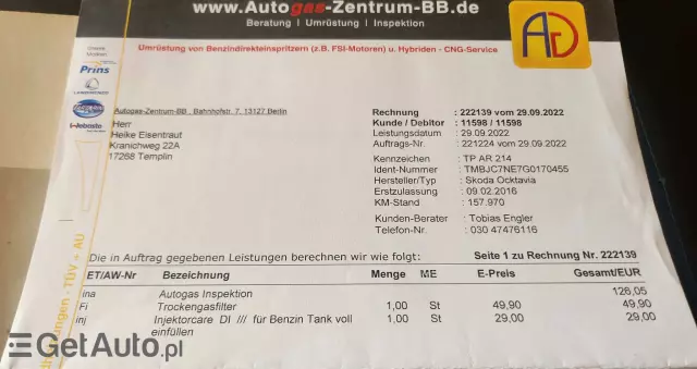 SKODA Octavia 1.4 TSI Ambition