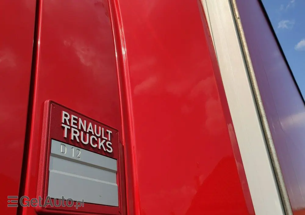 RENAULT D12.240 E6 Firana Tył Drzwi  Dach Zsuwany Długa 830cm 