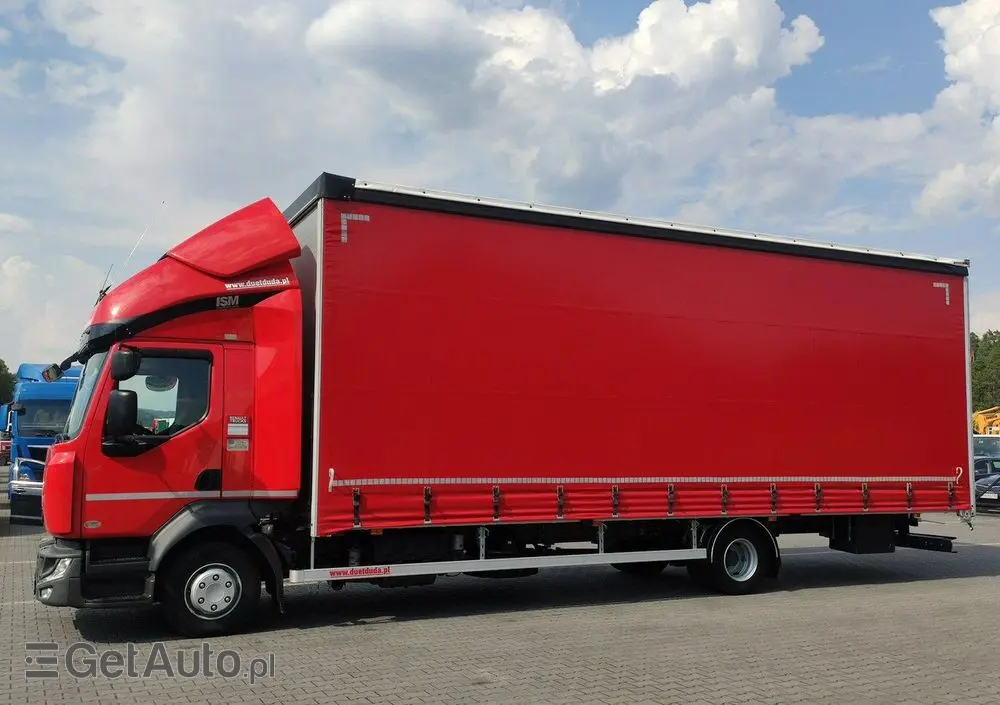 RENAULT D12.240 E6 Firana Tył Drzwi  Dach Zsuwany Długa 830cm 